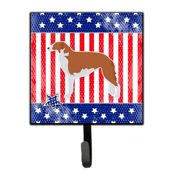 Carolines Treasures USA Patriotic Borzoi Russian Greyhound Leash or Key Holder BB3299SH4 - main
